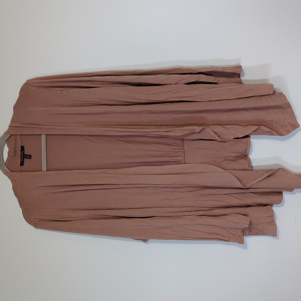 PLUS SIZE Lightweight Gray Cardigan